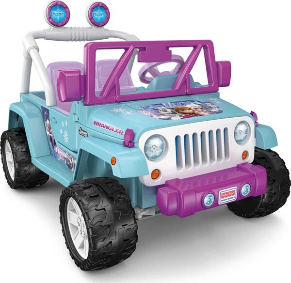 Power Wheels Disney Frozen Jeep Wrangler Ride-On - Image 2