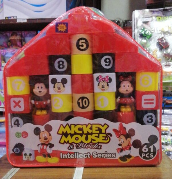 MICKEY MOUSE Building Lego Bricks Blocks Kids Educational Toy