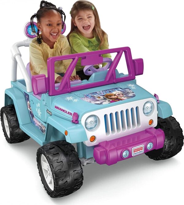 Power Wheels Disney Frozen Jeep Wrangler Ride-On