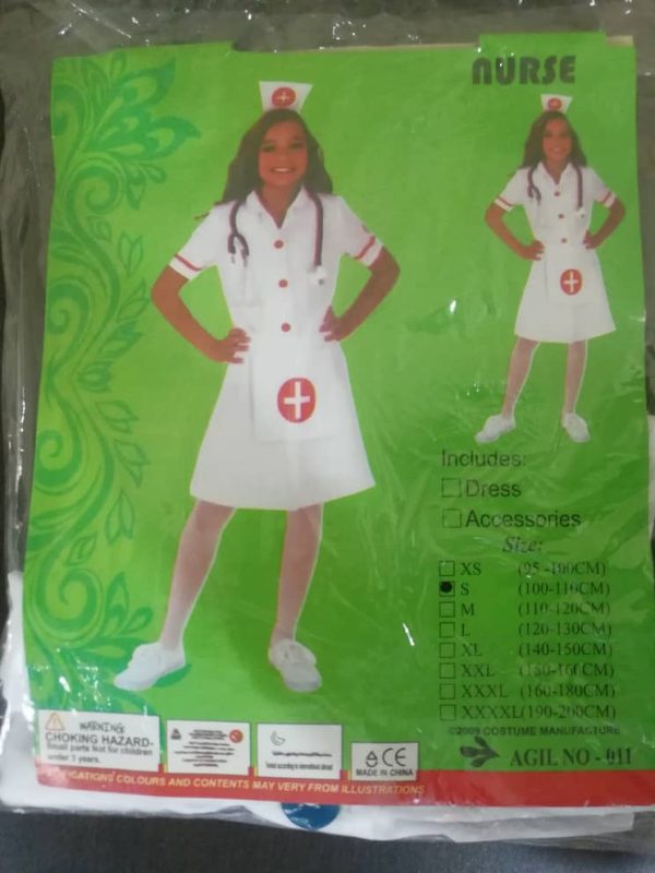 Kids Nurse Career Costume - Image 2