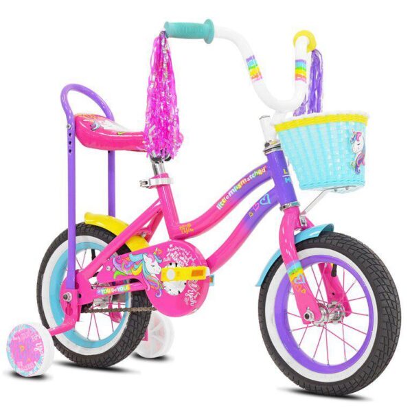 LittleMissMatched 12" Unicorn Child's Bicycle